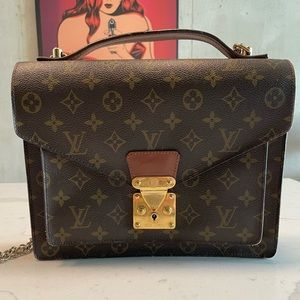 Authentic Vintage Louis Vuitton Monogram Monceau 28
